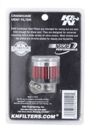 K&N Rubber Base Crankcase Vent Filter - 0.55in Flange ID 1.375in OD 1.125in Height K&N Engineering Air Filters - Universal Fit