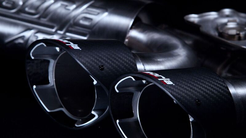 Borla 2020 Chevrolet Corvette C8 6.2L ATAK 3in Exhaust System Dual Round Angle Cut Carbon Fiber Tips Borla Catback