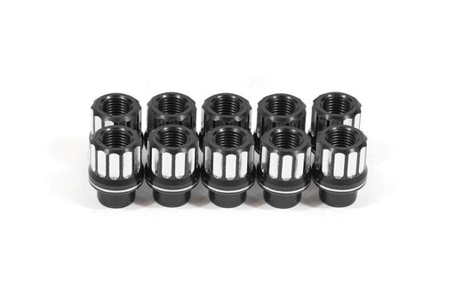 BMR 07-14 Ford Shelby GT500 Lug Nut Kit 1/2-20 RH Shank 12-pt Aluminum Set of 10 BMR Suspension Lug Nuts