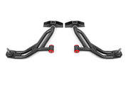 BMR 10-14 Ford Mustang Non-Adj. Lower A-Arms Delrin/Rod w/ 19mm Tall Ball Joint - Black Hammertone BMR Suspension Control Arms