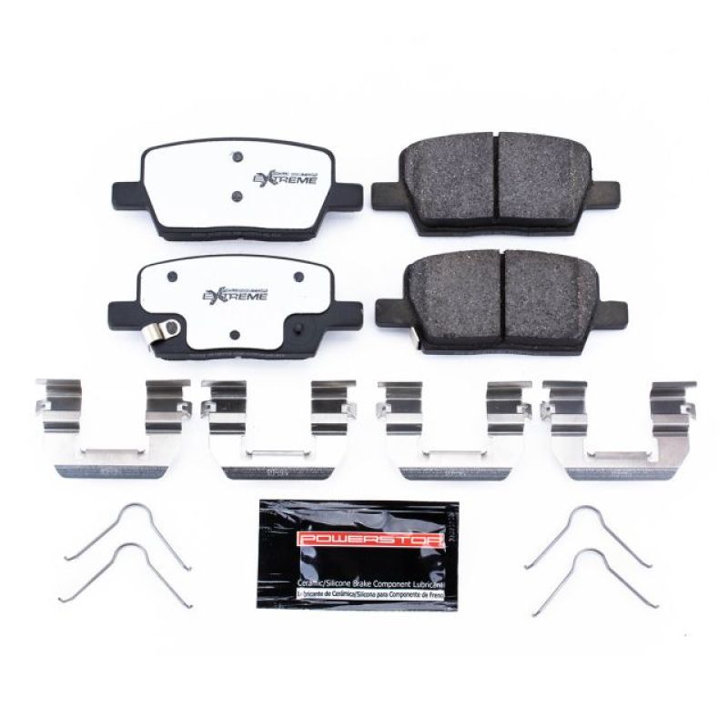 Power Stop 18-19 Buick Enclave Rear Z26 Extreme Street Brake Pads w/Hardware PowerStop Brake Pads - Performance