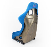 NRG FRP Bucket Seat ULTRA Edition - Large (Blue Alcantara/Gold Glitter Back) NRG Race Seats