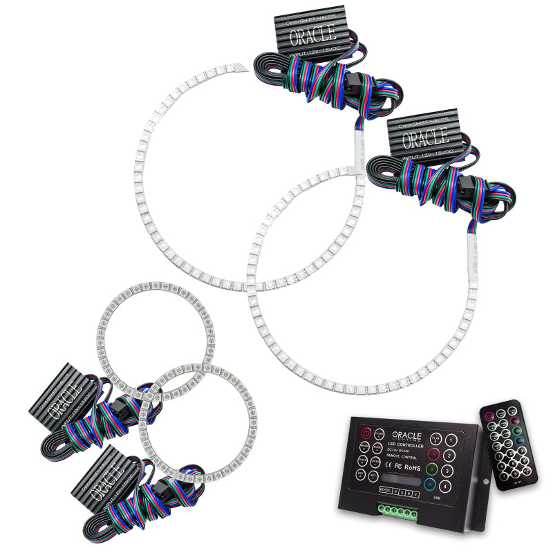 Oracle Ford F-150 04-08 Halo Kit - ColorSHIFT w/ 2.0 Controller ORACLE Lighting Headlights