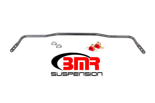 BMR 15-17 S550 Mustang Rear Hollow 25mm 3-Hole Adj. Sway Bar Kit - Black Hammertone BMR Suspension Sway Bars