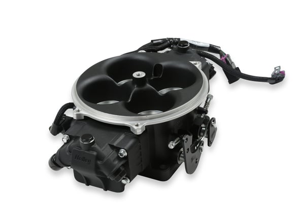Holley EFI Terminator X Stealth 4500 Service Throttle Body - Black 534-306 HOLLEY Autoparts