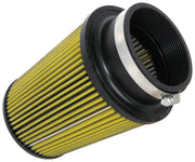 Airaid Universal Air Filter - Cone 4in Flange x 6in Base x 4-5/8in Top x 7in Height - Synthamax Airaid Air Filters - Universal Fit