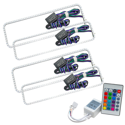 Oracle Ford F250 05-07 Halo Kit - ColorSHIFT w/ Simple Controller ORACLE Lighting Headlights
