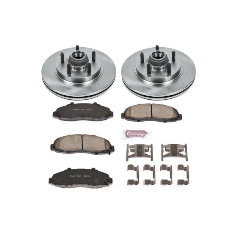 Power Stop 00-03 Ford F-150 Front Autospecialty Brake Kit PowerStop Brake Kits - OE