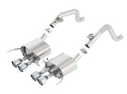 Borla 14-15 Chevy Corvette C7 w/o AFM w/o NPP Atak Rear Section Exhaust Quad Rd RL Tips Borla Catback