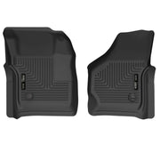 Husky Liners 99-07 Ford F-250 Super Duty Crew Cab X-act Contour Front Floor Liners (Black) Husky Liners Floor Mats - Rubber