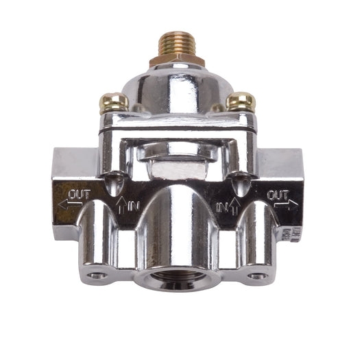 Adjustable Fuel Pressure Regulator with Chrome Finish (1-4 psi) EDELBROCK Autoparts