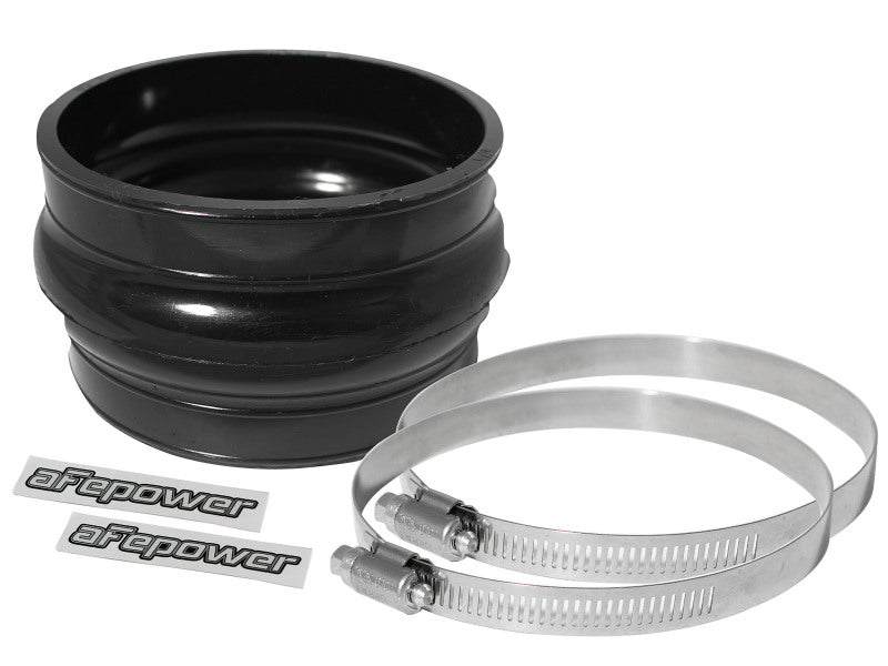 aFe Magnum FORCE Intake Coupling Kit (4-1/2 IN ID x 3 IN L) Straight Coupler w/ Hump - Black aFe Air Intake Components