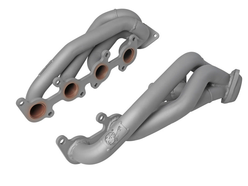 aFe Ford F-150 15-22 V8-5.0L Twisted Steel 1-5/8in to 2-1/2in 304 Stainless Headers w/ Titanium Coat aFe Headers & Manifolds