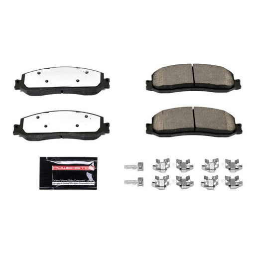 Power Stop 2012 Ford F-250 Super Duty Front Z36 Truck & Tow Brake Pads w/Hardware PowerStop Brake Pads - Performance