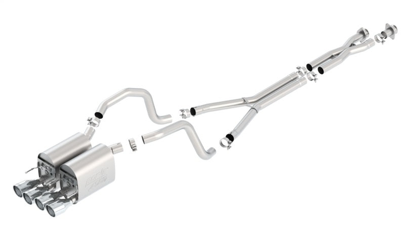 Borla 05-08 Chevrolet Corvette Coupe/Convertible 2dr 6.2L 8cyl AT/MT 6spd ATAK SS Catback Exhaust Borla Catback