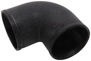 Spectre Tube Intake 3in od 90 Degree - Black Spectre Aluminum Tubing