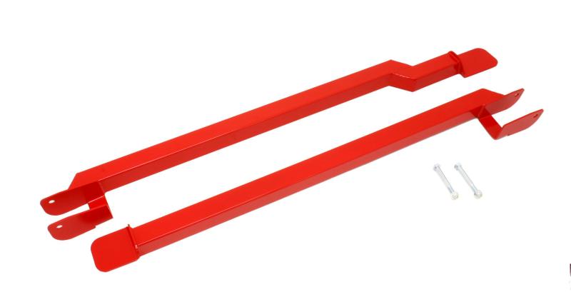 BMR 93-02 F-Body Non-Convertible Weld-On Boxed Subframe Connectors - Red BMR Suspension Chassis Bracing