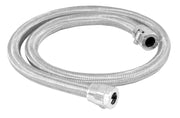 Spectre Stainless Steel Flex Fuel Line 3/8in. ID - 3ft. w/Chrome Clamps Spectre Fuel Lines