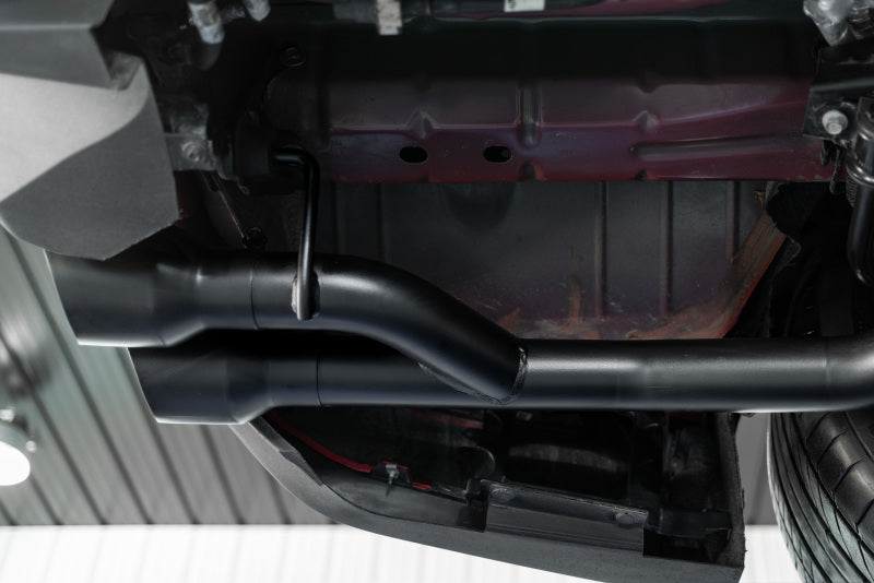 MBRP 18-20 Ford Mustang GT 2.5in T304 Non Active Dual Axle Back Exhaust System - 4in Dual Wall Tips MBRP Axle Back