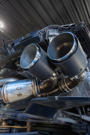 MBRP 20-24 Chevrolet Corvette C8 3in Active Cat Back Quad Split Rear Exit Exhaust w/ AFM Sims MBRP Catback