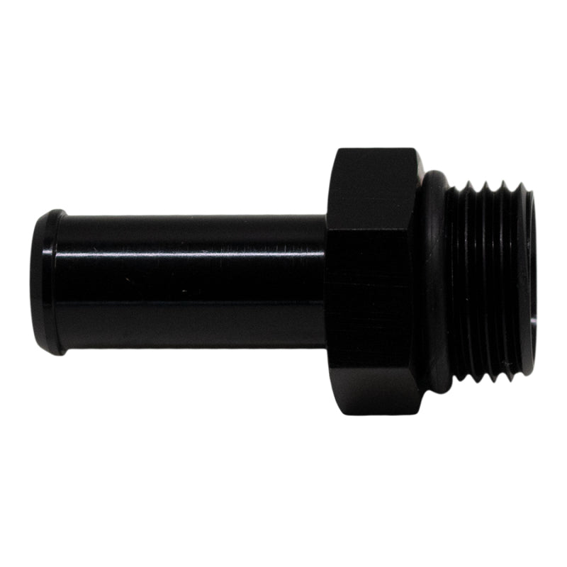 DeatschWerks 8AN ORB Male to 1/2in Male Barb Fitting (Incl O-Ring) - Anodized Matte Black DeatschWerks Fittings
