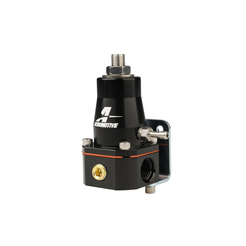 Aeromotive Adjustable Regulator Billet EFI Bypass - (2) -6 Inlets/(1) -6 Return - Black 13136 FUEL PRESSURE REGULATORS