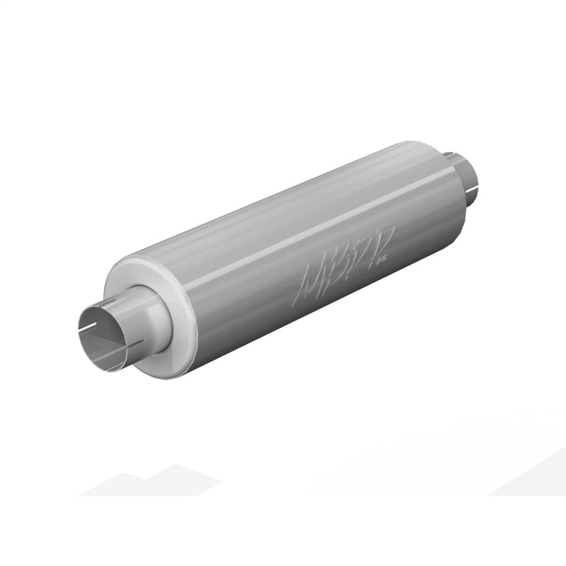 MBRP Universal muffler 3in Inlet/Outlet 26in Length T409 SS *Mild Tone* (NO DROPSHIP) MBRP Steel Tubing