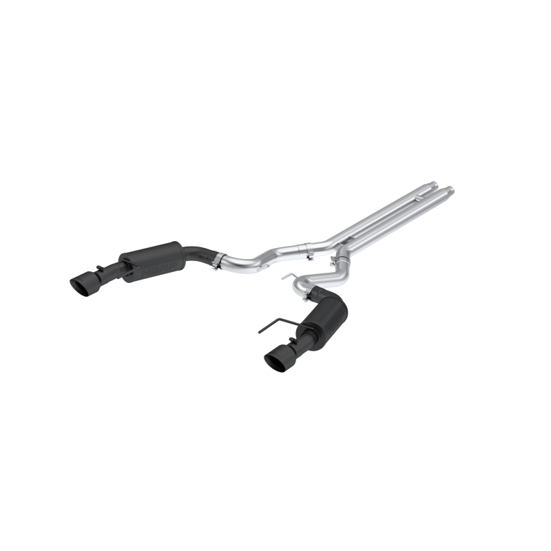 MBRP 2024 Ford Mustang GT S650, 5.0L 3in Cat-Back Dual Split Rear, Black-Coated (street) MBRP Catback