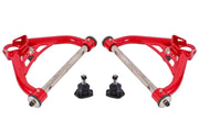 BMR 70-81 Chevrolet Camaro A-Arms Upper Non-Adjustable Delrin Std Ball Joint - Red BMR Suspension Control Arms