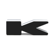 ORACLE Lighting Universal Illuminated LED Letter Badges - Matte Blk Surface Finish - K ORACLE Lighting Light Accessories and Wiring