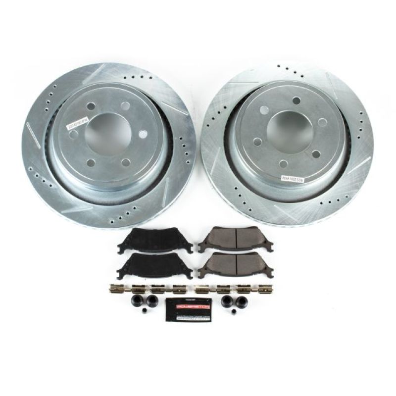 Power Stop 12-18 Ford F-150 Rear Z23 Evolution Sport Brake Kit PowerStop Brake Kits - Performance D&S