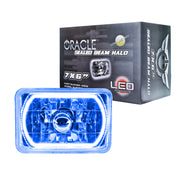 Oracle Pre-Installed Lights 7x6 IN. Sealed Beam - Blue Halo ORACLE Lighting Headlights
