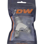 DeatschWerks 8AN Male Flare + 8AN Male Flare to 10AN Male Flare Y Block Fitting DeatschWerks Distribution Blocks