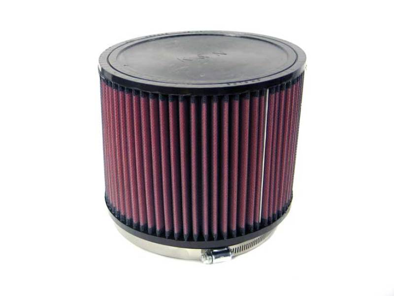 K&N Universal Rubber Filter 6in Flange ID / 7.5in OD / 6in Height / Round Straight K&N Engineering Air Filters - Universal Fit