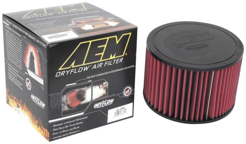 AEM 05-17 Toyota Hilus L4-2.7L F/I DryFlow Air Filter AEM Induction Air Filters - Drop In