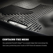 Husky Liners 15-23 Ford F-150 Super Cab X-Act Contour Black 2nd Seat Floor Liners Husky Liners Floor Mats - Rubber