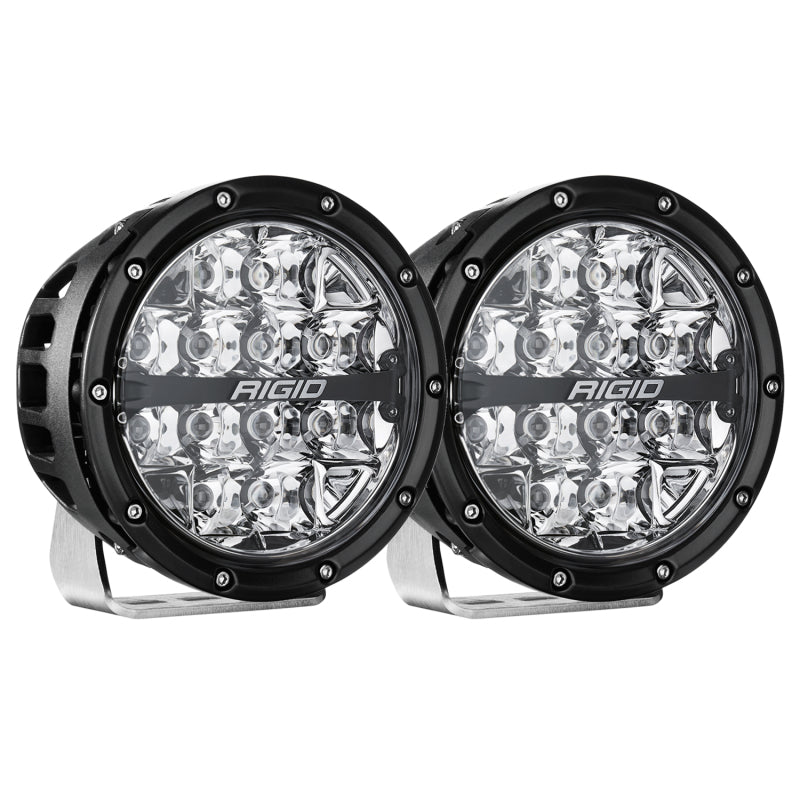Rigid Industries 360-Series 6in LED Off-Road Spot Beam - RGBW (Pair) Rigid Industries Light Bars & Cubes