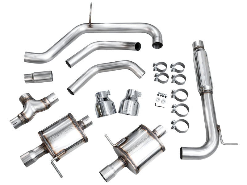 AWE Tuning 22-25 Volkswagen Jetta GLI Touring Edition Exhaust - Chrome Silver Tips AWE Tuning Catback