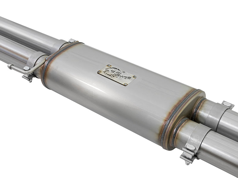 aFe MACHForce XP 3in 409-SS Exhaust Cat-Back 2017 Ford F-150 Raptor V6-3.5L (tt) w/ Black Tip aFe Catback