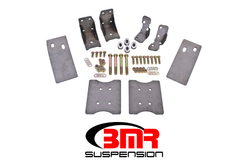 BMR 79-04 Fox Mustang Torque Box Reinforcement Plate Kit (TBR002 And TBR003) - Natural BMR Suspension Diff Braces