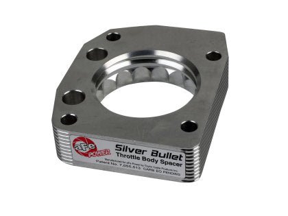 aFe 00-03 Honda S2000 L4 2.0L Silver Bullet Throttle Body Spacer - Silver 46-37005 aFe