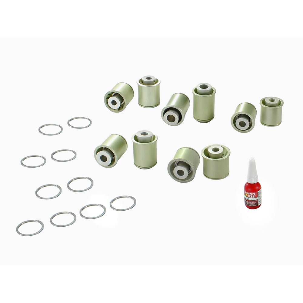 aFe Control PFADT Steel Frame Drag Rear Solid Spherical C/A Bearings Set; Chevy Corvette C5 / C6 460-401002-A aFe