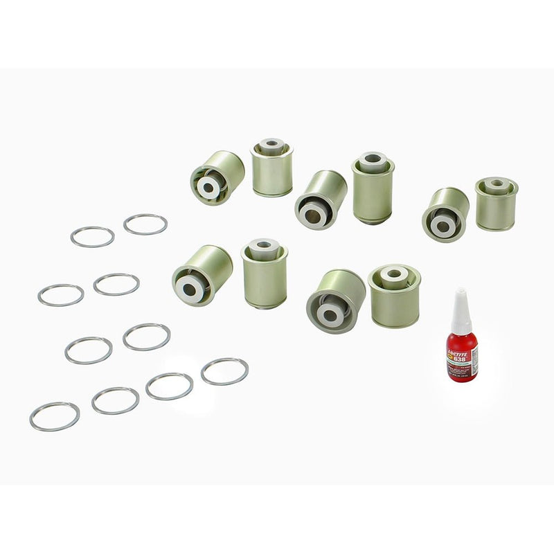 aFe Control PFADT Steel Frame Drag Rear Solid Spherical C/A Bearings Set; Chevy Corvette C5 / C6 460-401002-A aFe
