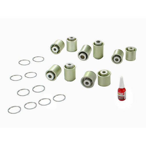 aFe Control PFADT Steel Frame Drag Rear Solid Spherical C/A Bearings Set; Chevy Corvette C5 / C6 460-401002-A aFe