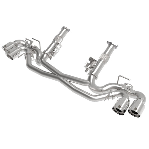 aFe MACH Force-Xp 304 Stainless Steel Cat-Back Exhaust Polished 2020 Chevrolet Corvette C8 49-34124NM-P - DSP PERFORMANCE MOTORSPORTS