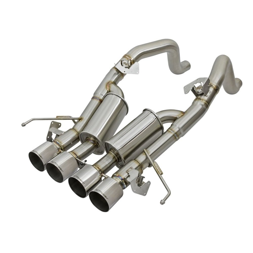 aFe MACHForce XP 3in-2 1/2in Axle Back 304SS Exhaust w/ Polished Tips 14-17 Chevy Corvette V8-6.2L 49-34056-P aFe