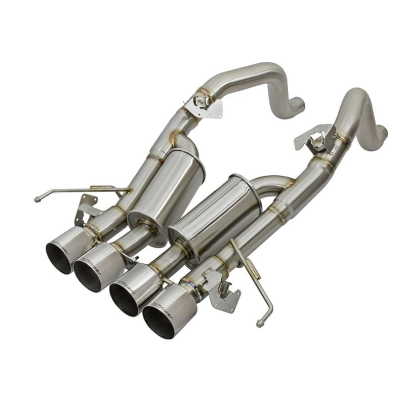 aFe MACHForce XP 3in-2 1/2in Axle Back 304SS Exhaust w/ Polished Tips 14-17 Chevy Corvette V8-6.2L 49-34056-P aFe