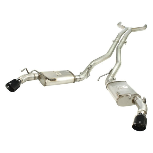aFe MACHForce XP Exhaust 3in Stainless Stee CB/10-13 Chevy Camaro V8-6.2L (td) (gloss blk tip) 49-44039-B aFe