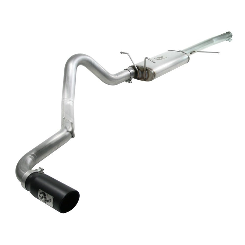 aFe MACHForce XP Exhaust Cat-Back 3in SS-409 w/ Black Tip 97-03 Ford F-150 V8 4.6/5.4L 49-43043-B aFe