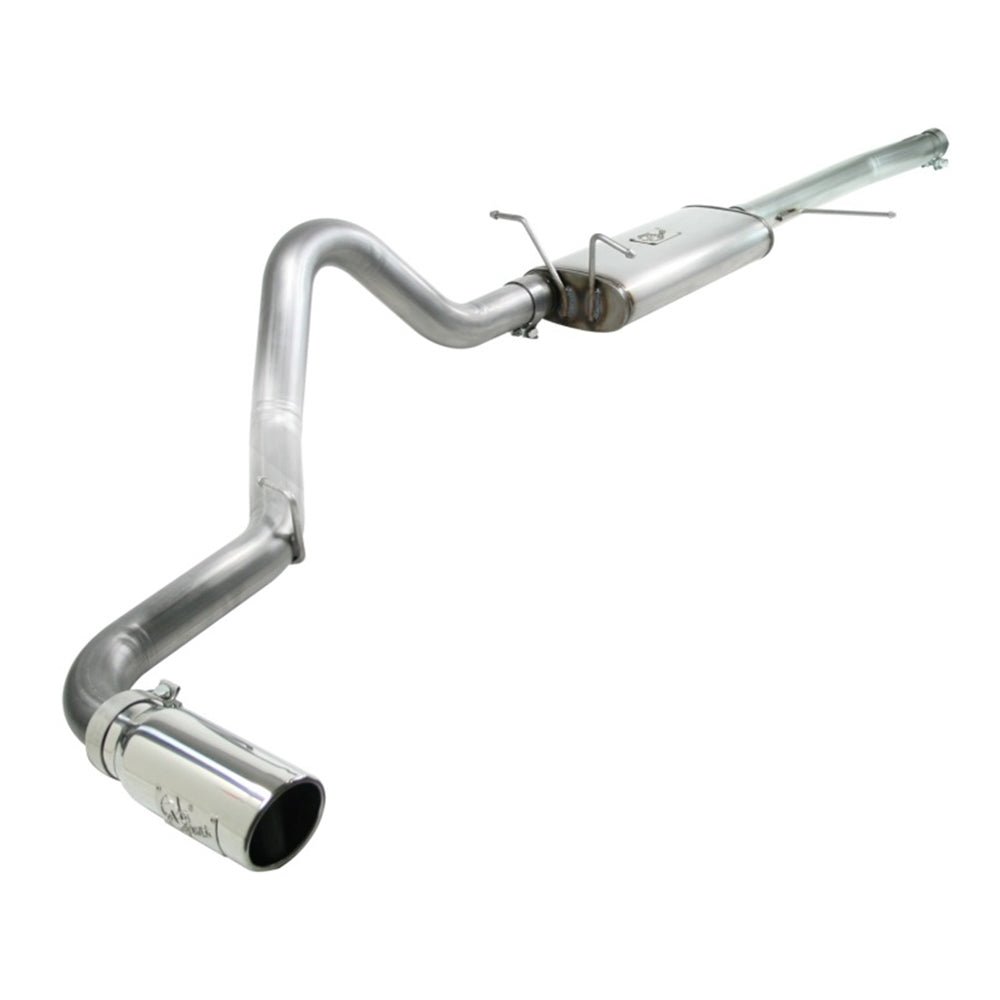 aFe MACHForce XP Exhaust Cat-Back 3in SS-409 w/ Polished Tip 97-03 Ford F-150 V8 4.6/5.4L 49-43043-P aFe